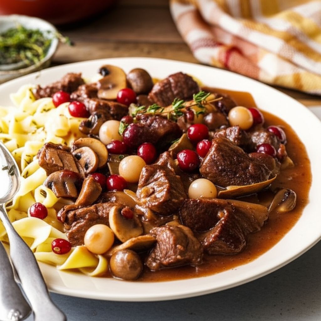 Autumn Beef Cranberry Stew image