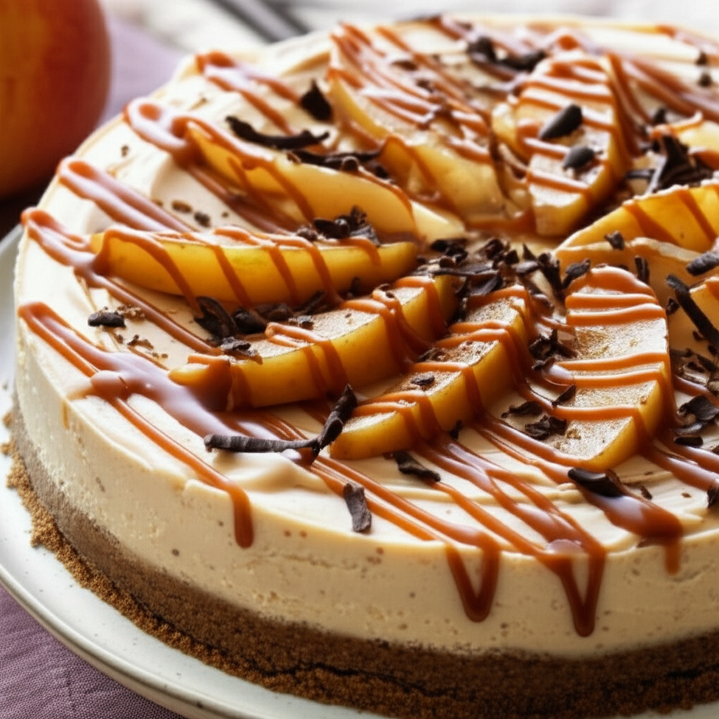 Autumn Cheesecake With Apples image