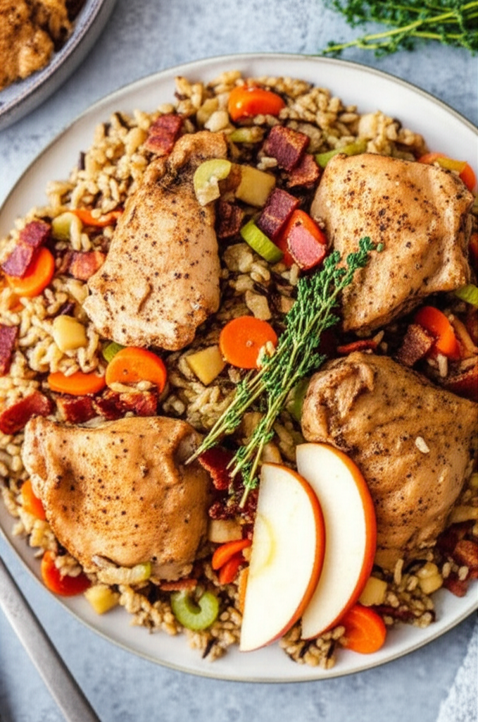 Autumn Chicken And Rice image