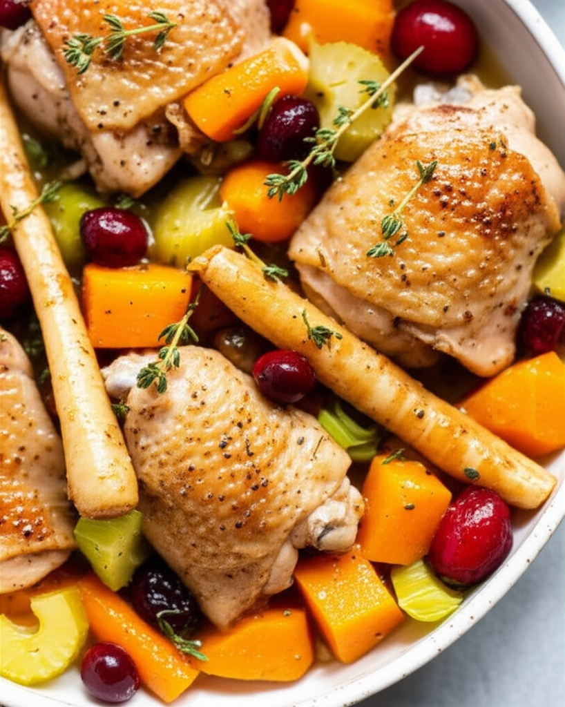Autumn Chicken With Harvest Vegetables image