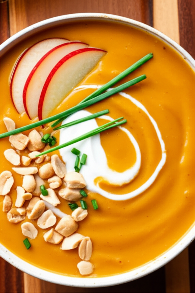 Autumn Gold Peanut Soup image