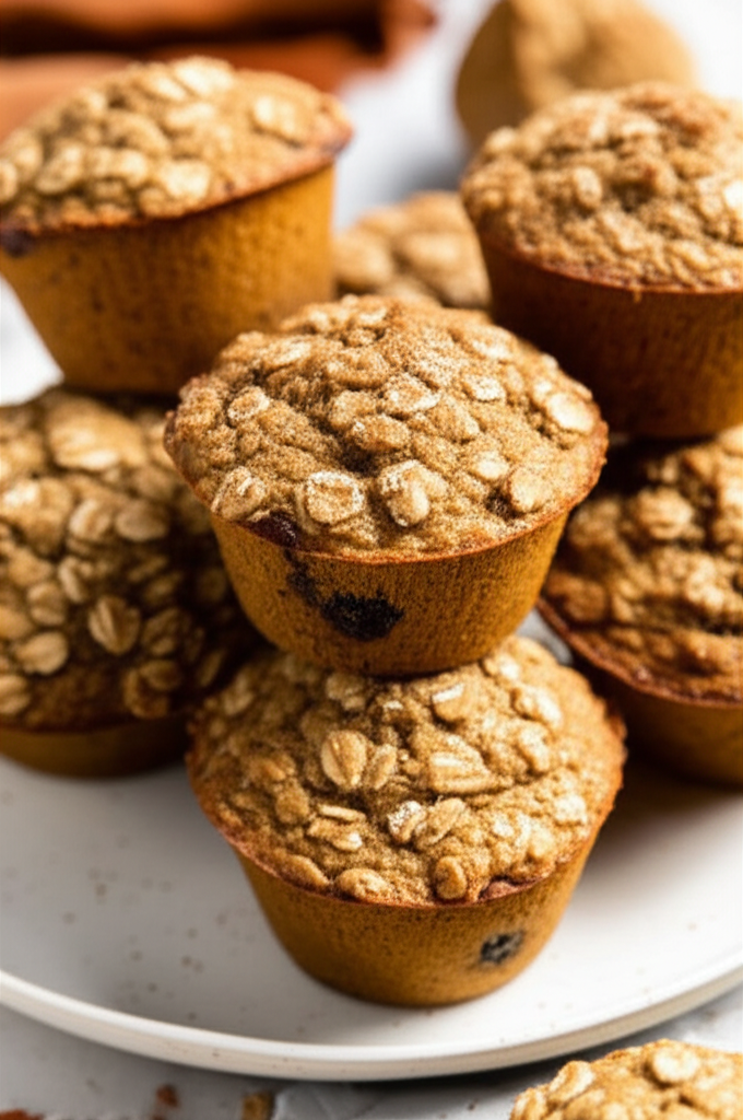 Autumn Oatmeal Muffins image