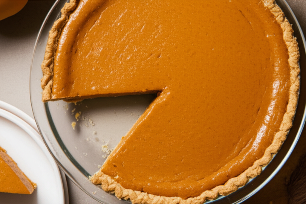 Autumn Pumpkin Cream Cheese Pie image