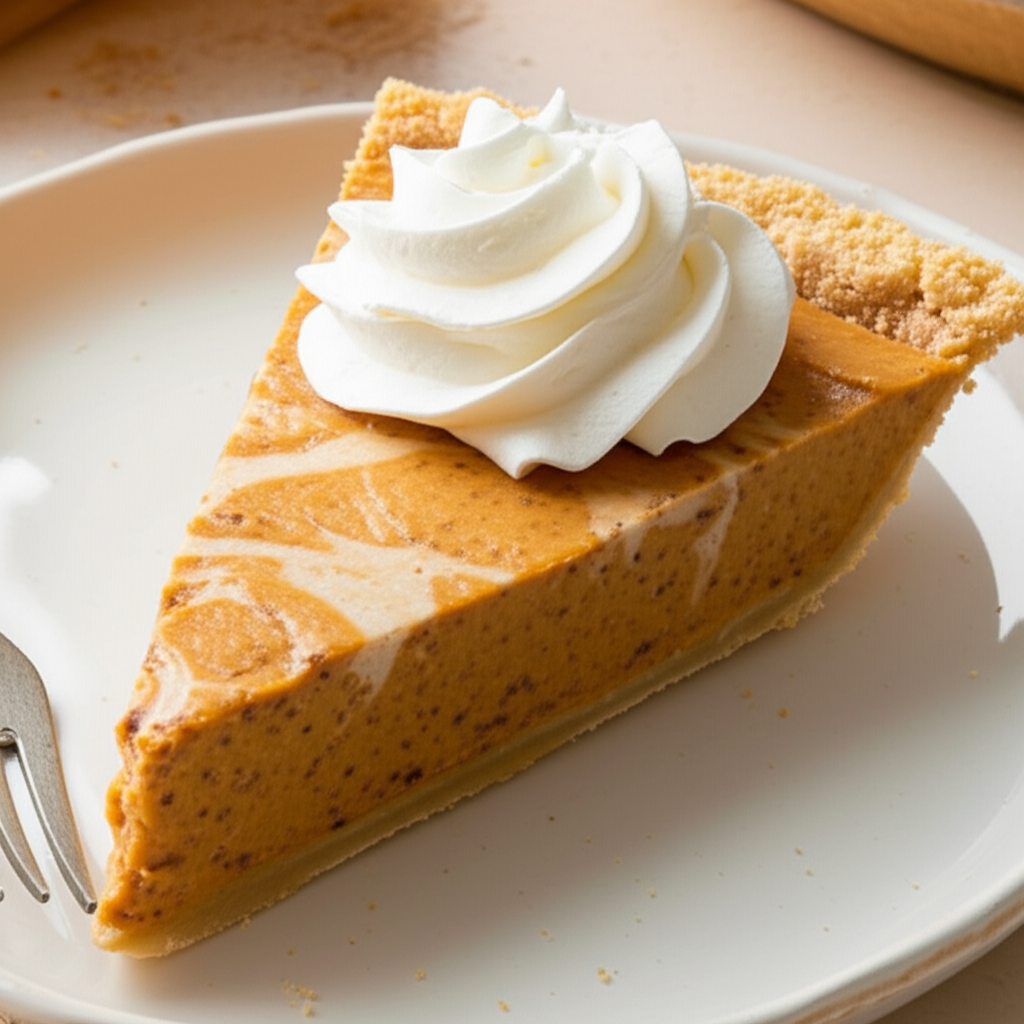 Autumn Pumpkin Gingersnap Pie image