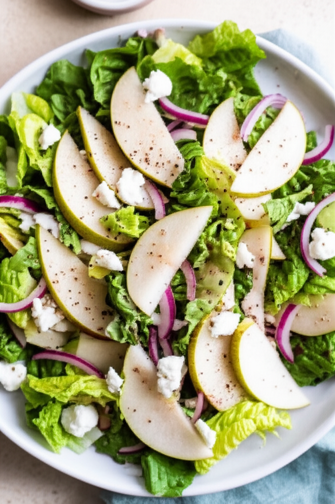 Autumn Salad With Red Wine Vinaigrette image