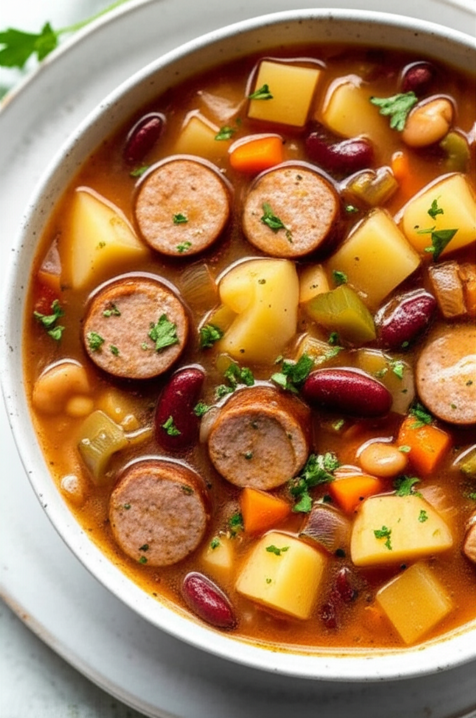 Autumn Sausage Soup image