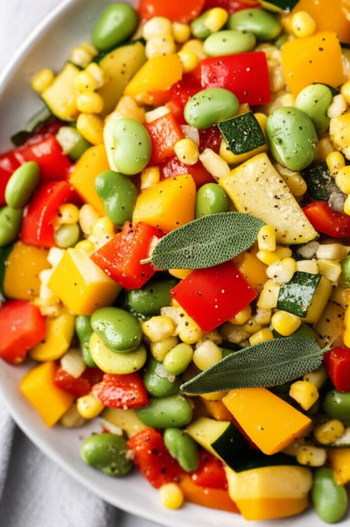 Autumn Vegetable Succotash image