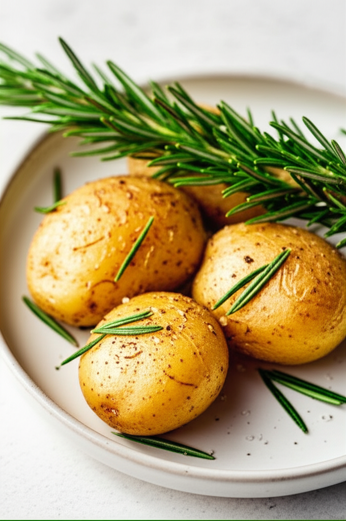 2 Baby Potatoes With Rosemary image