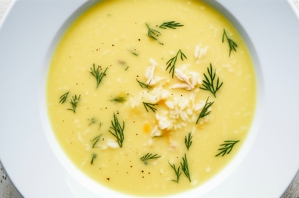 Avgolemono Egg Lemon Soup image