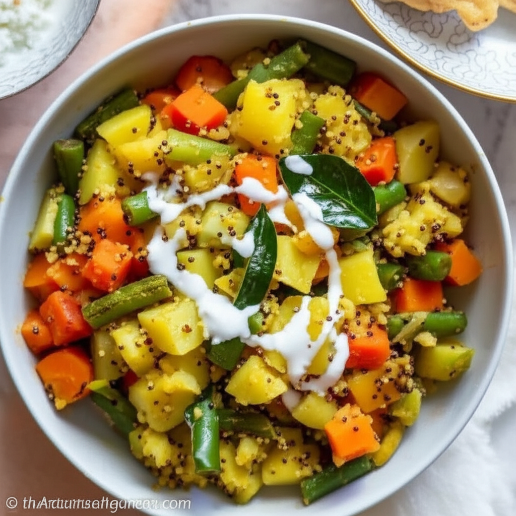 Aviyal Indian Mixed Vegetable Stew image
