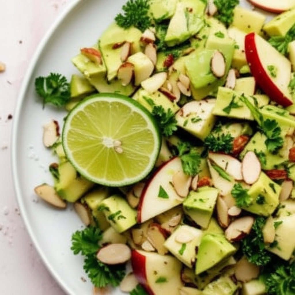 Avocado Apple Salad Ensalada De Aguacate Y Manzana image