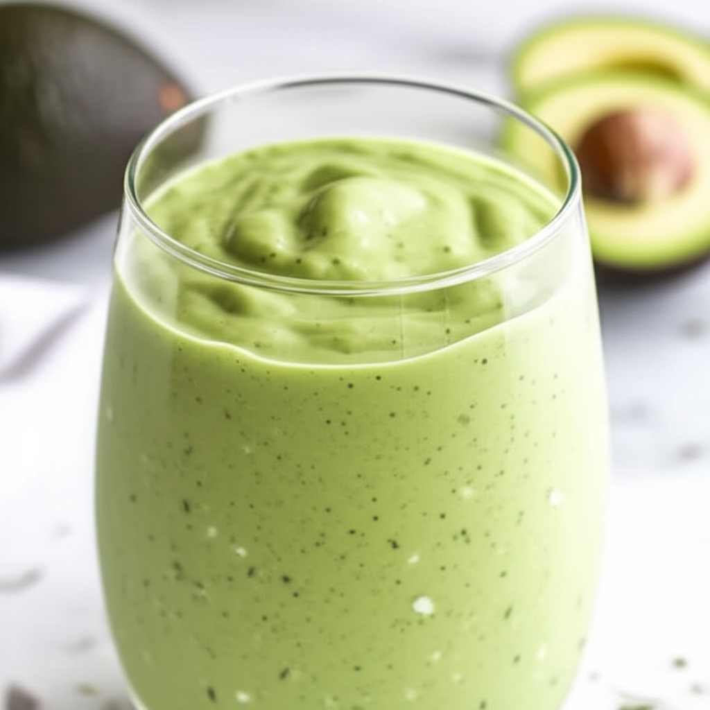 Avocado Coconut Cream Smoothie image