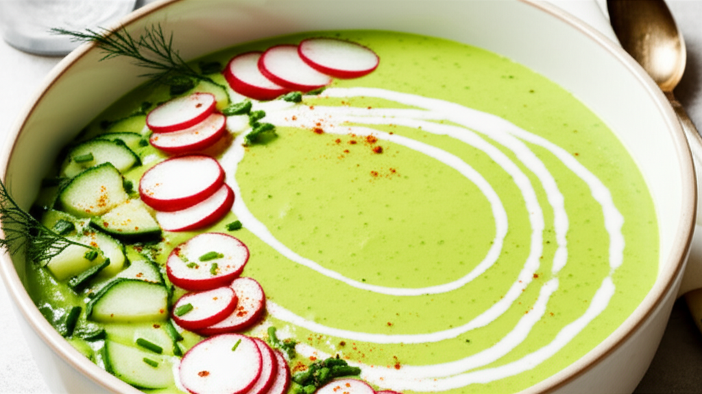 Avocado Cucumber Soup image