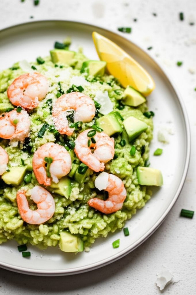 Avocado Prawn Risotto Gluten Free image