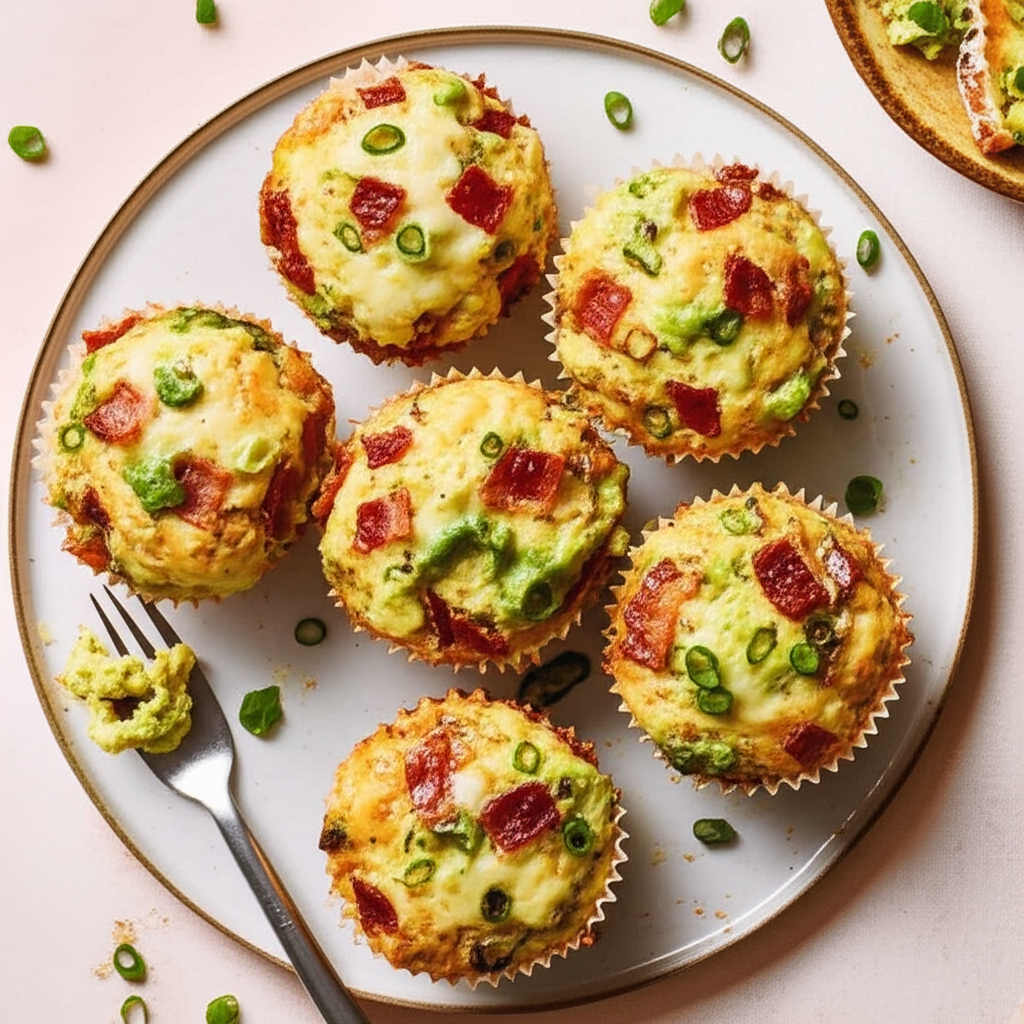 Avocado And Bacon Muffins image