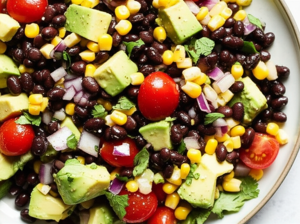 Avocado And Black Bean Salad image