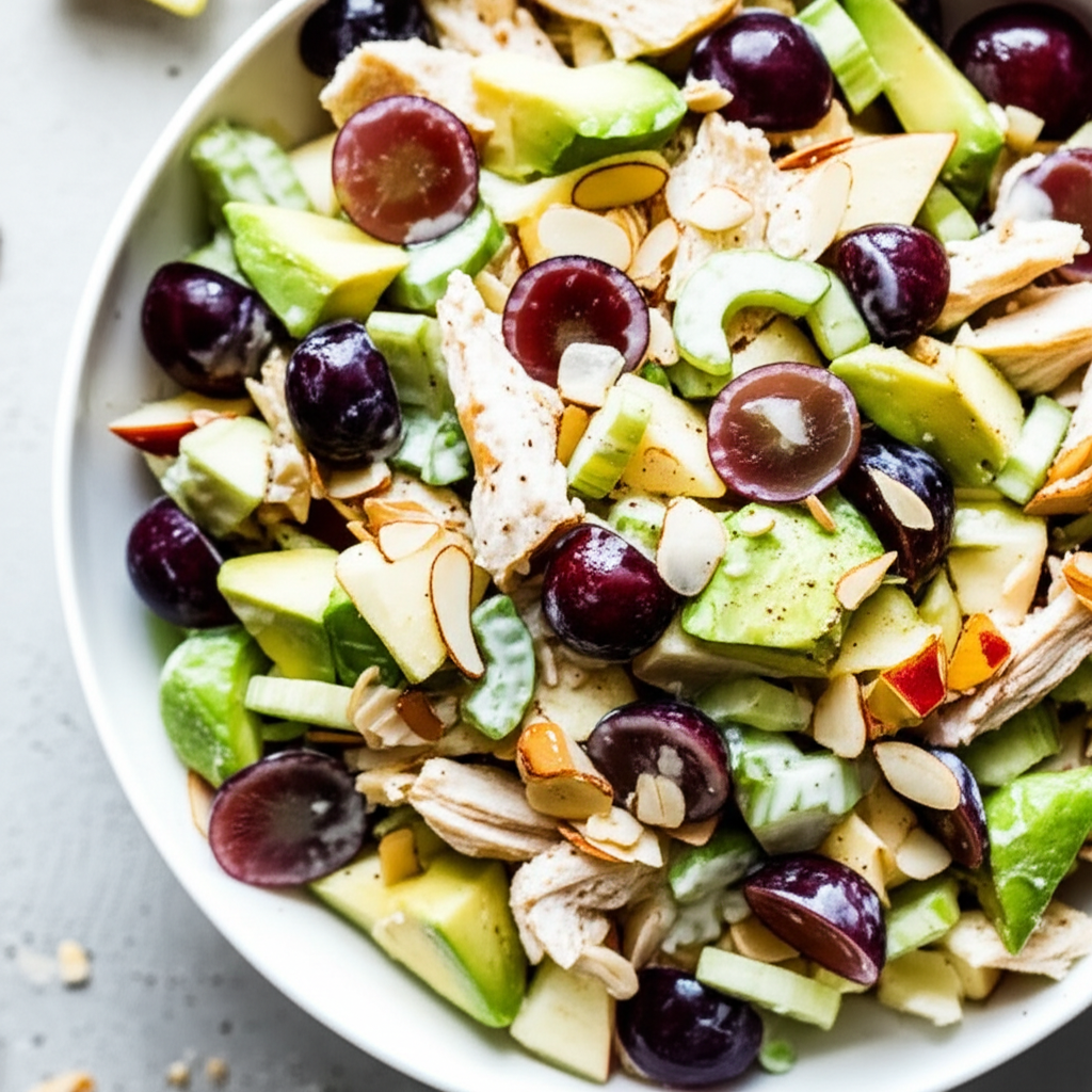 Avocado And Chicken Salad With Yummies image