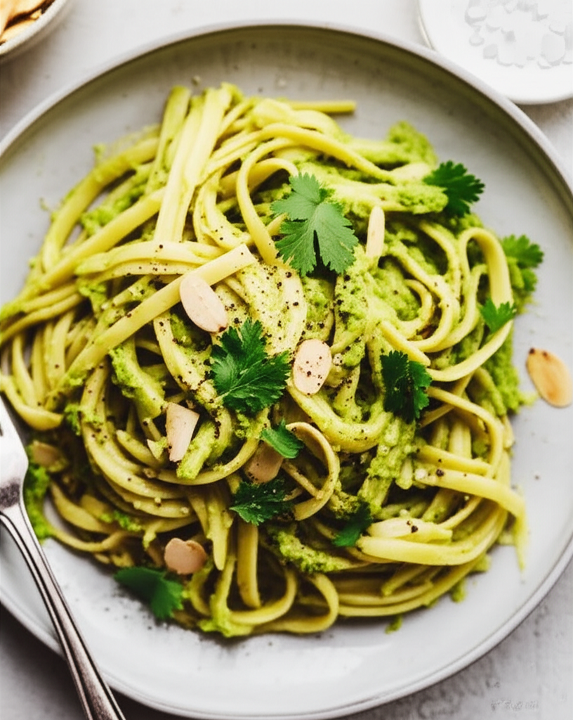 Avocado And Ginger Pasta image