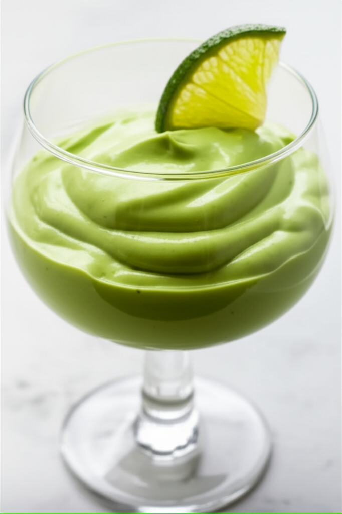 Avocado And Lime Dessert Mousse image