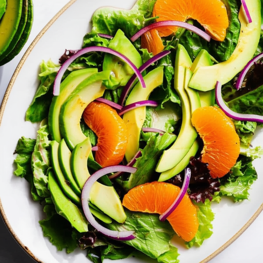 Avocado And Mandarin Orange Salad image