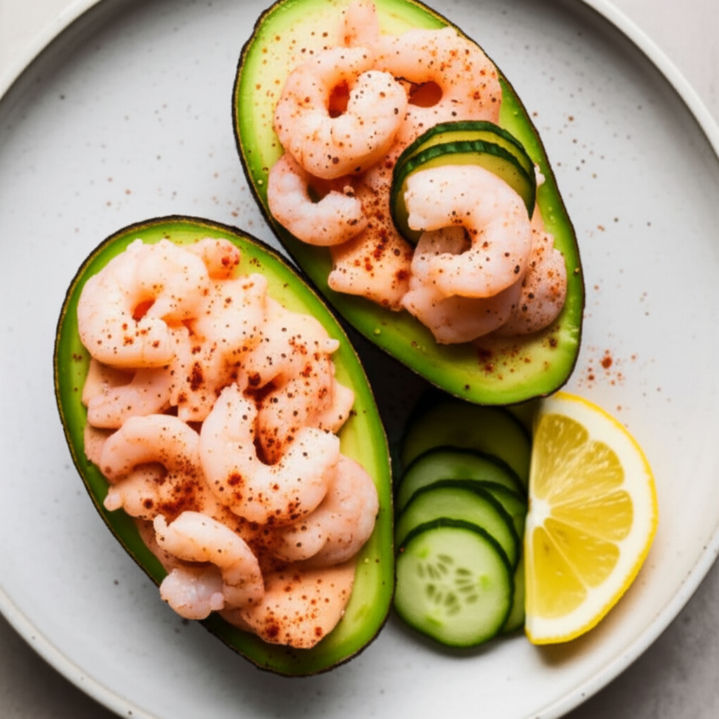 Avocado And Shrimp Cocktail image