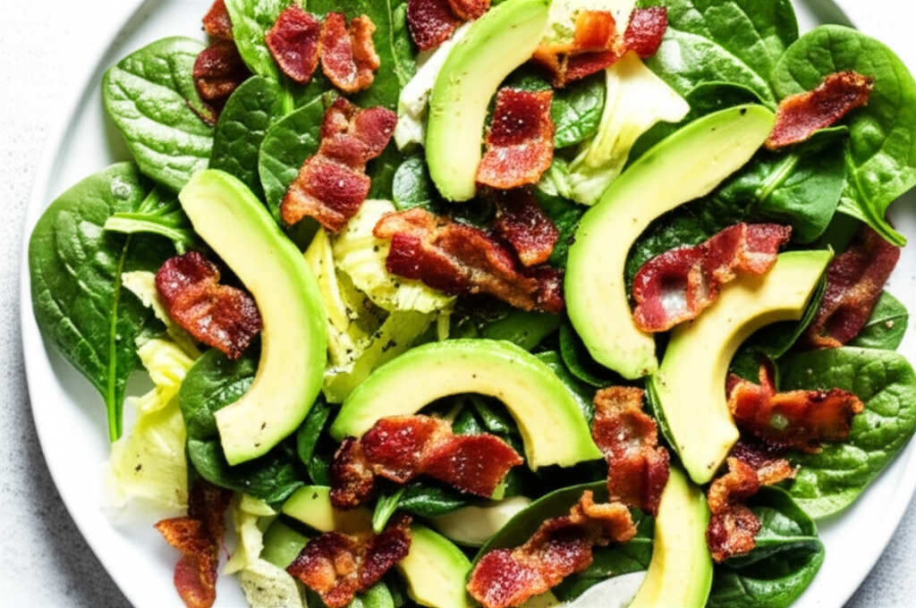 Avocado And Spinach Salad image