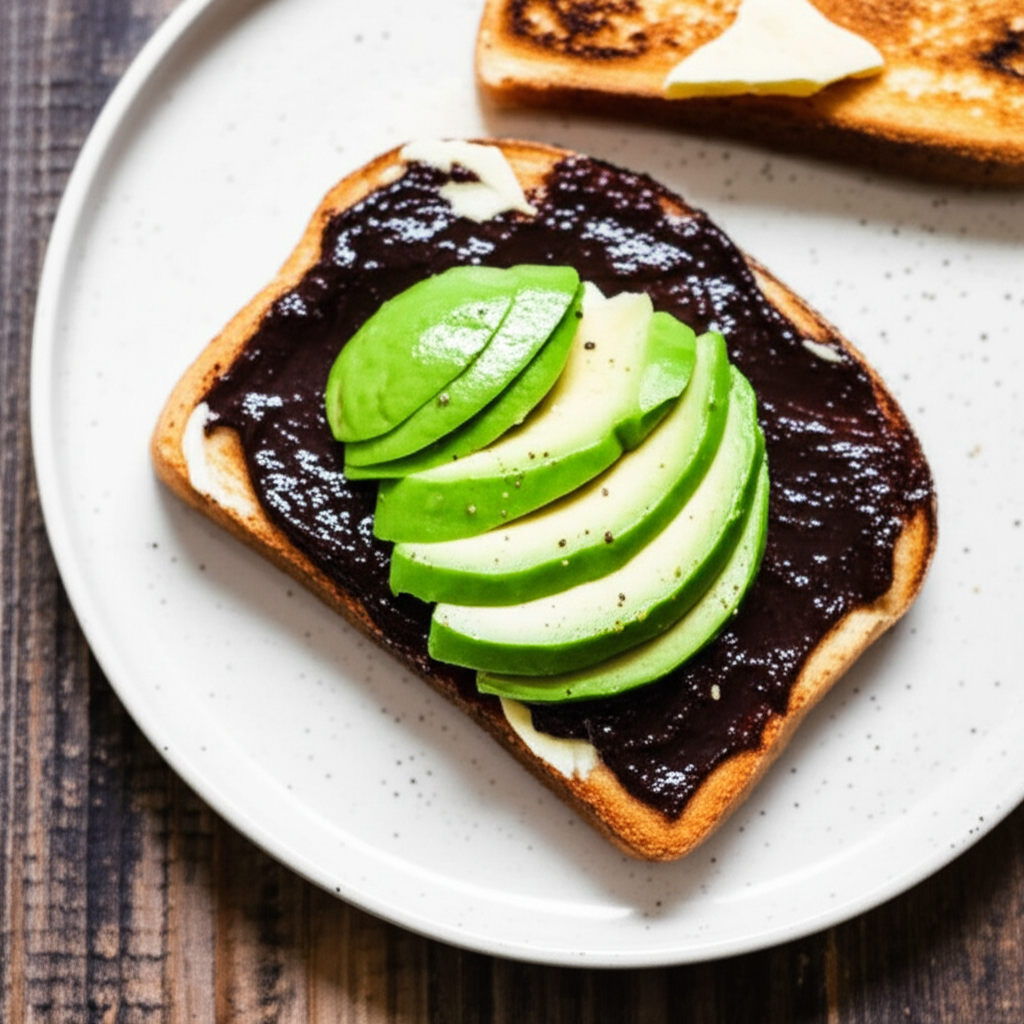 Avocado And Vegemite On Toast image