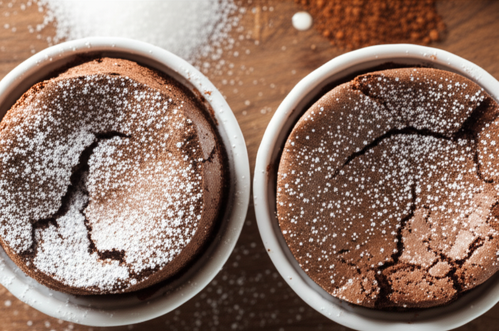 Individual Chocolate Souffle Cakes image