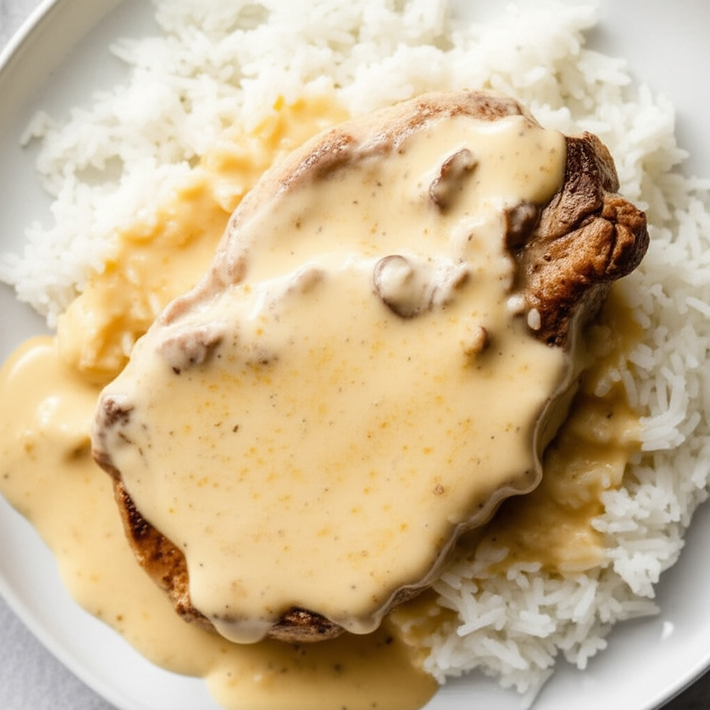 20 Minute Pork Chops Mornay image