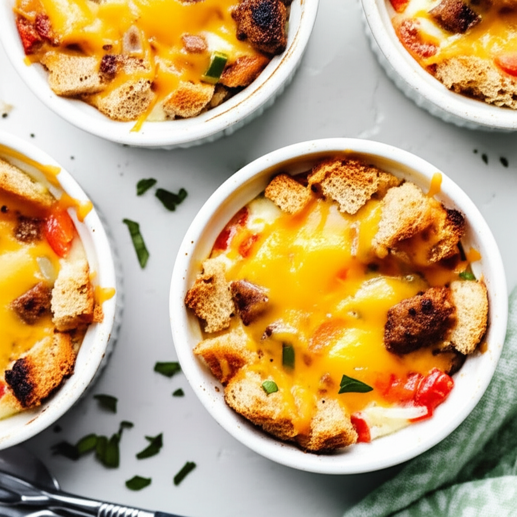 Individual Sausage And Egg Casseroles image