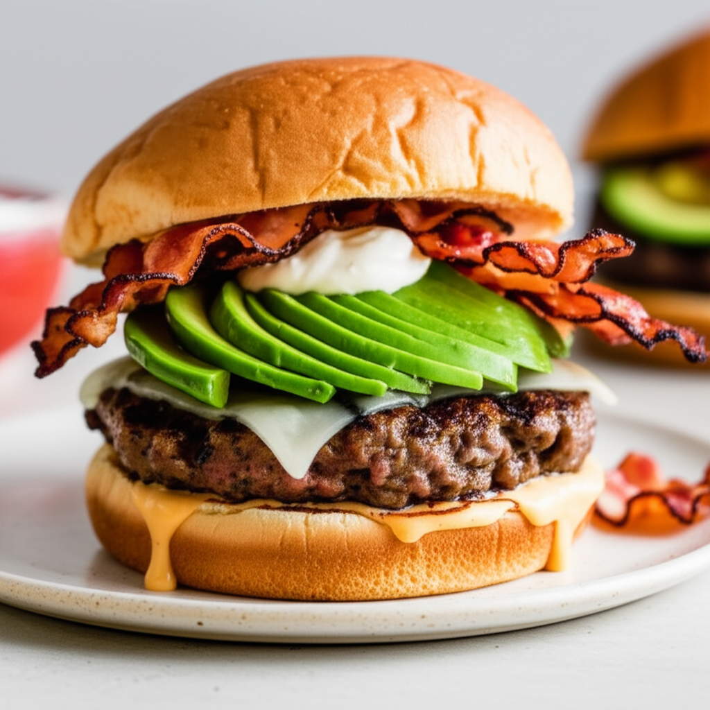 Avocado Bacon Burger image