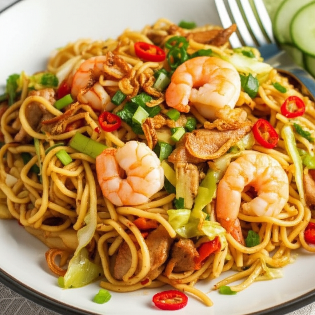 Indonesian Mie Goreng Fried Noodles image