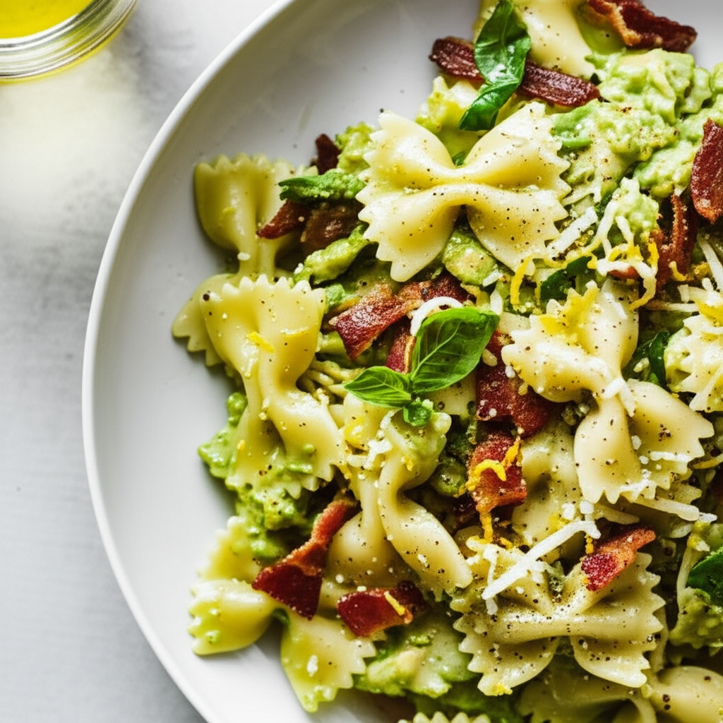 Avocado Basil Pasta image
