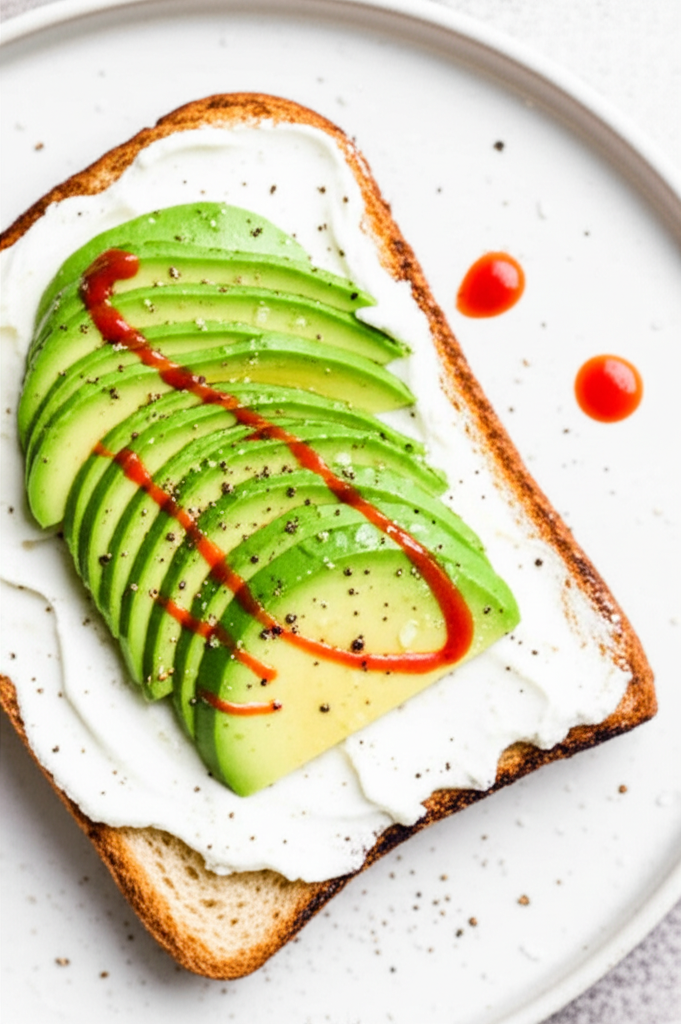 Avocado Cream Cheese Toast image