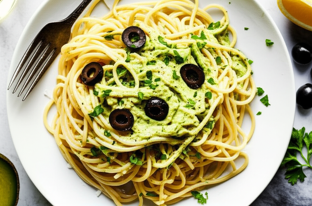 Avocado Cream Pasta image