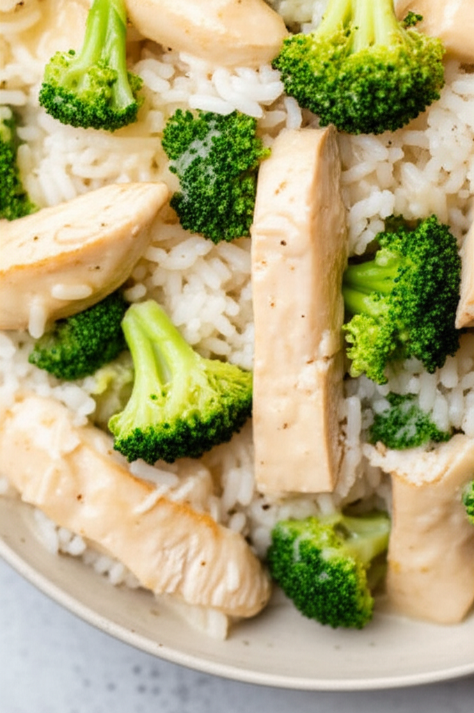 20 Minute Chicken Rice With Broccoli K image