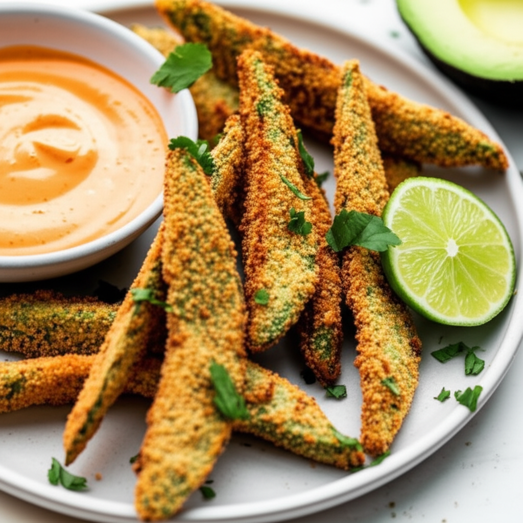 Avocado Fries With Chipotle Remoulade image