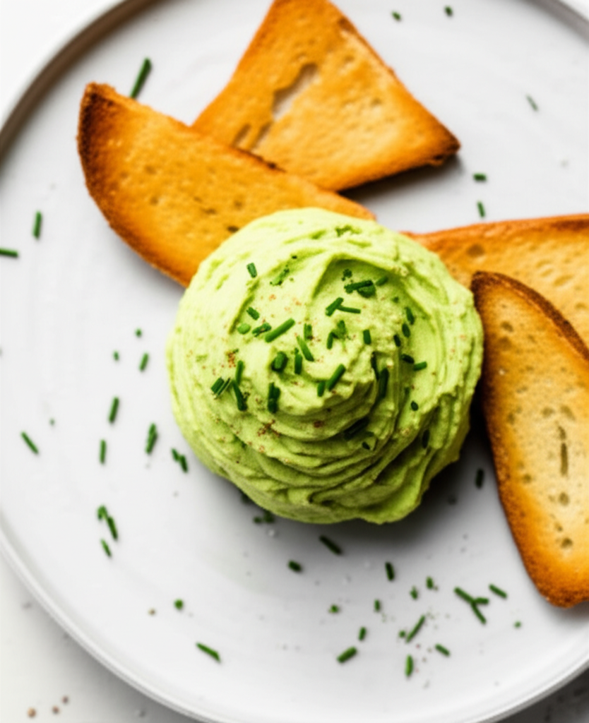 Avocado Mousse And Melba Toast image