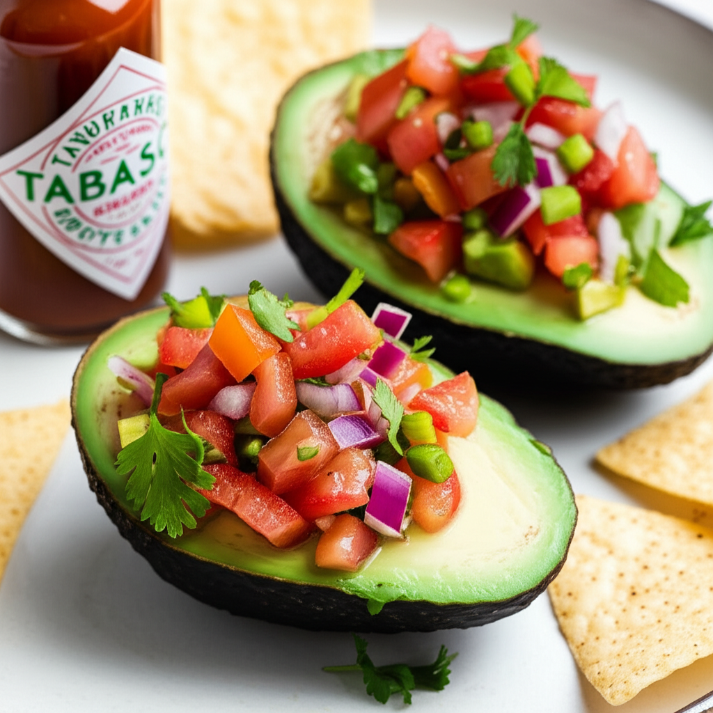 Avocado On The Half Shell image
