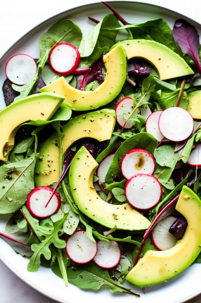 Avocado Radish Salad image