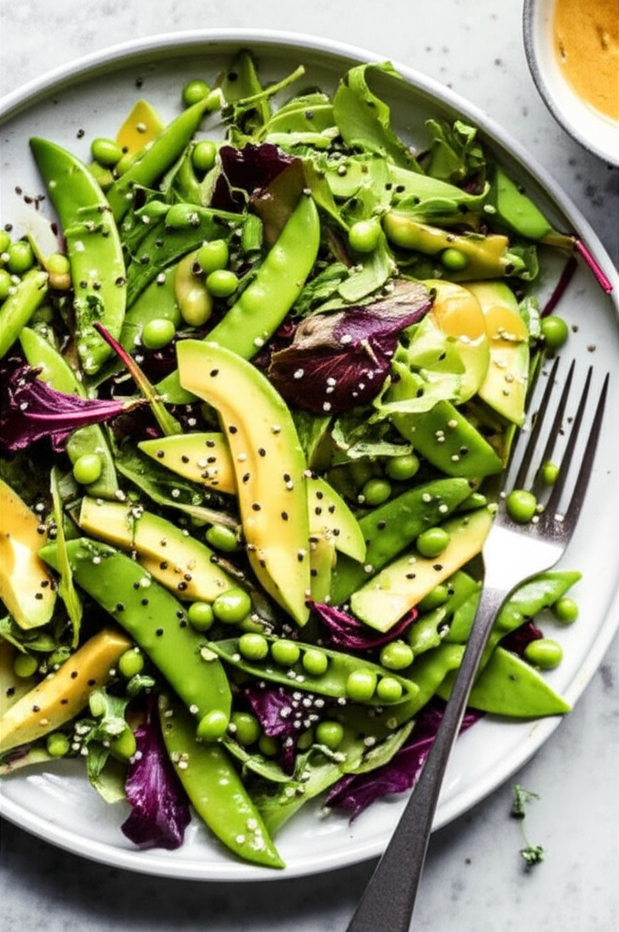 Avocado Salad With Ginger Dressing image