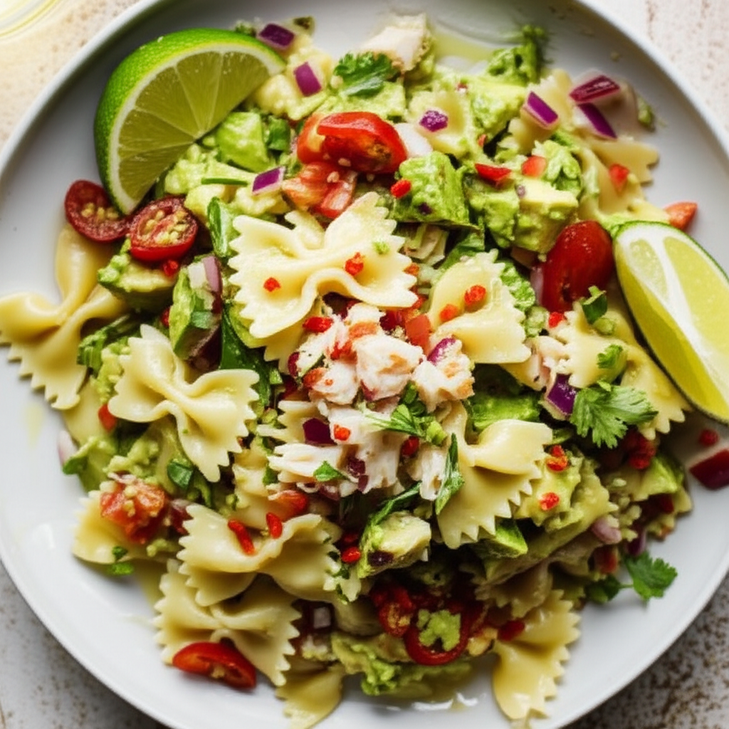 Avocado Salsa Pasta image