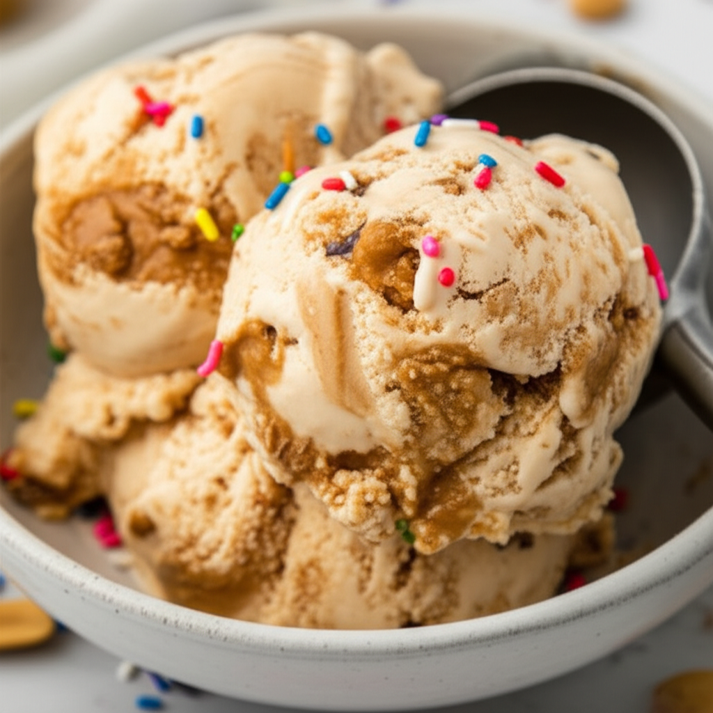 20 Second Peanut Butter Chunk Ice Cream image