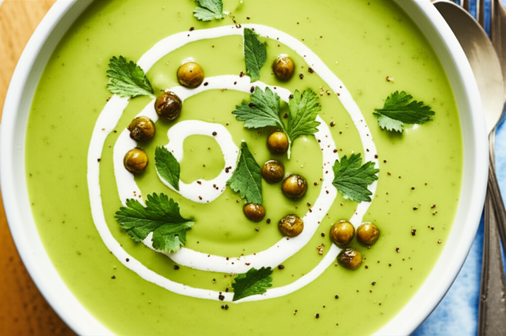 Avocado Soup With Green Peppercorns image