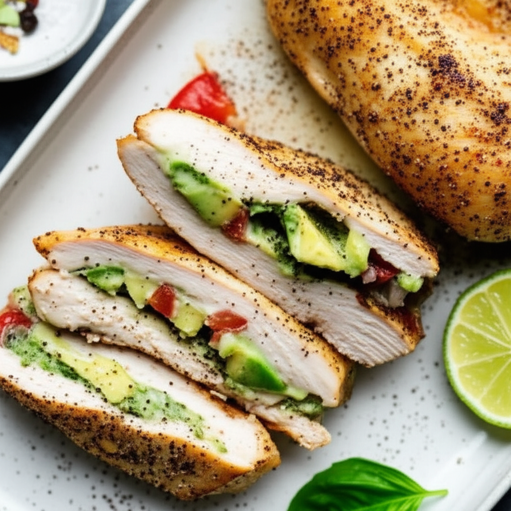 Avocado Stuffed Chicken image