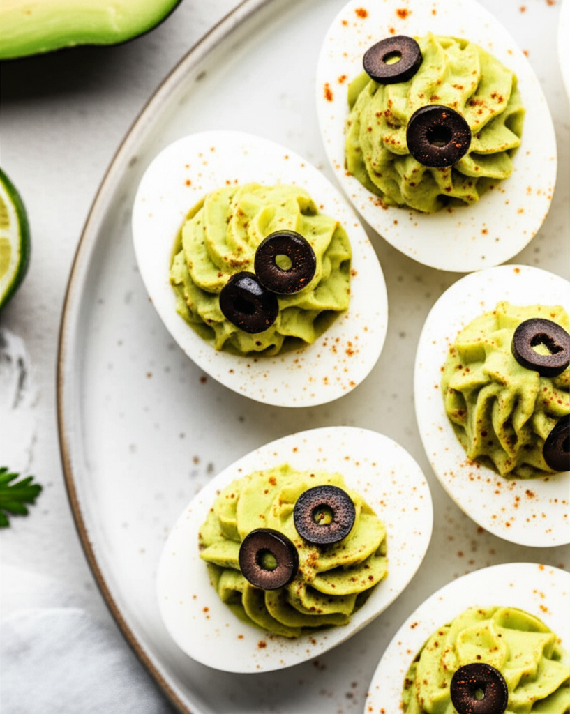 Avocado Stuffed Eggs image