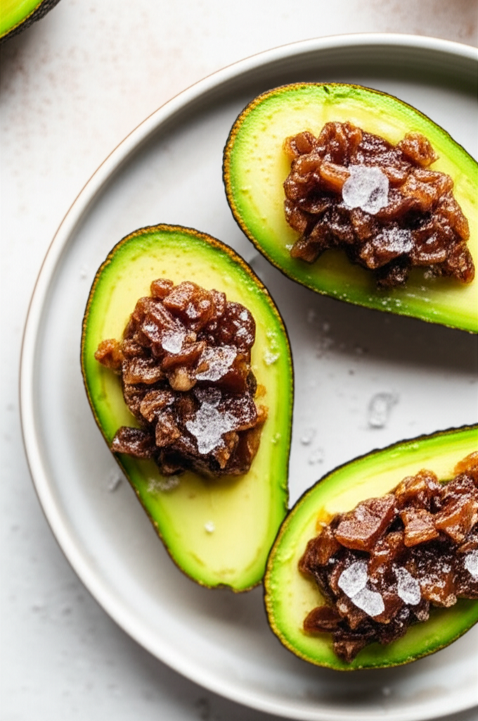 Avocado Stuffed With Dates Portuguese Cape Verde image