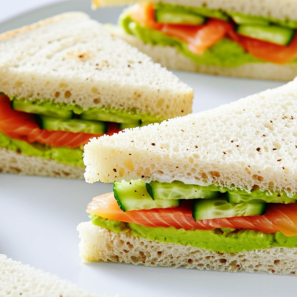 Avocado Tea Sandwiches image