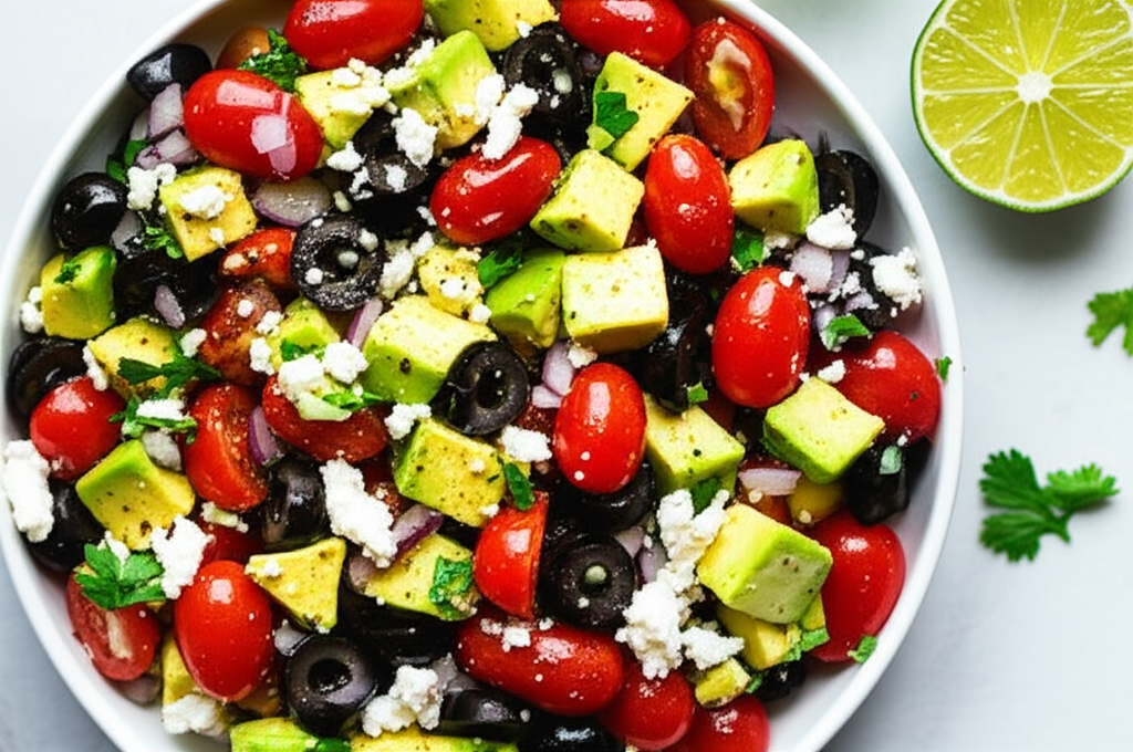 Avocado Tomato And Olive Salsa image