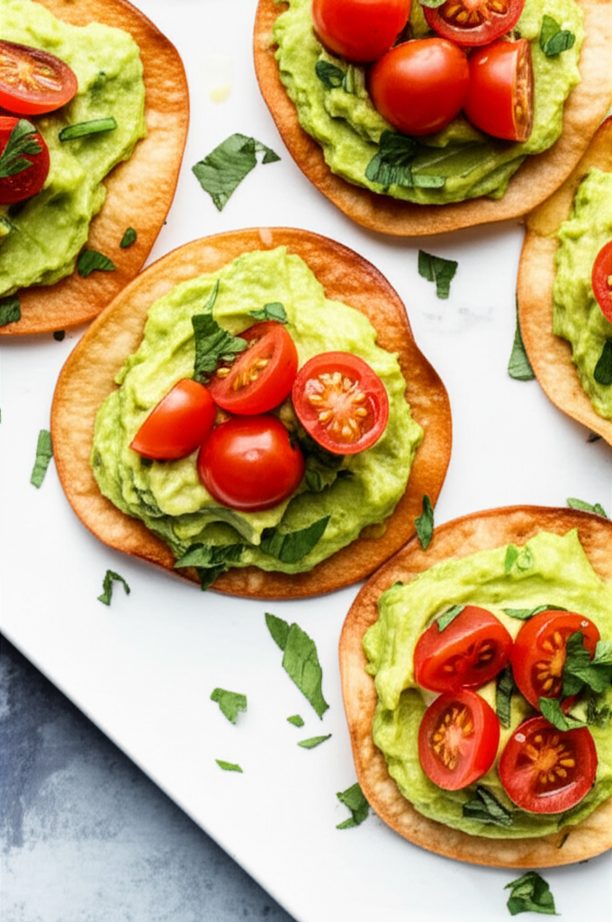 Avocado Tortilla Chip Rounds image